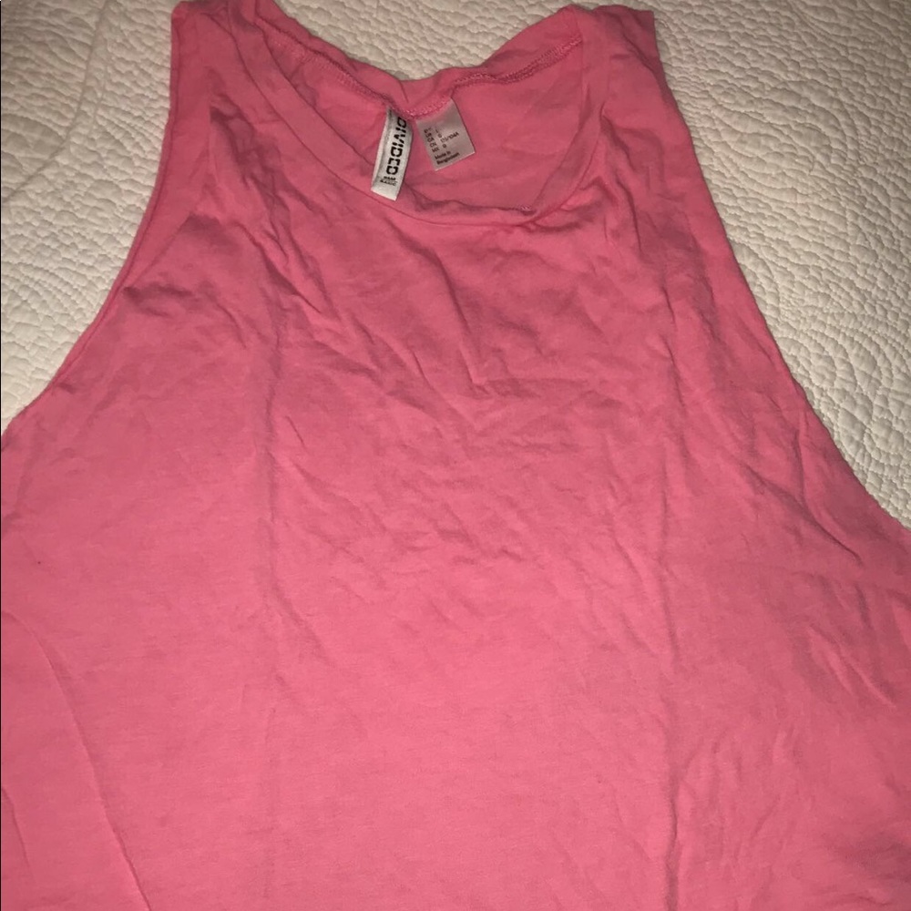 PINK FORVER 21 muscle top